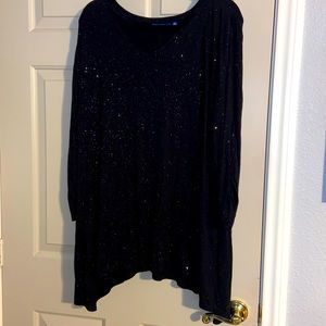 Sparkly Black Shirt